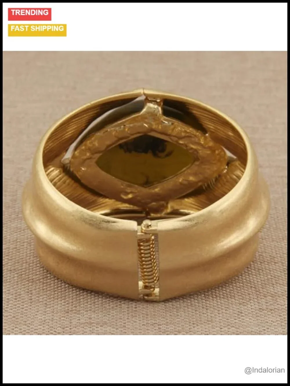 Chunky Gold Bangle Bracelet Statement Cuff Adjustable Open Bangle